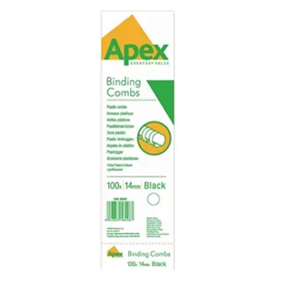 Fellowes Apex (14mm) Plastic Binding Comb - 6202101