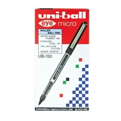 Uni-ball Eye UB150 Rollerball Pen Micro 0.5mm [Pack 12] - 9000500