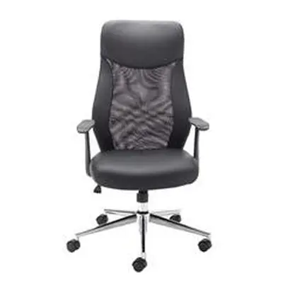 Jemini Mesh High Back Operator Black Chair - CH2404BK