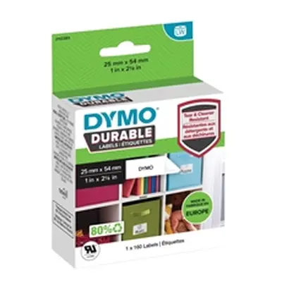 Dymo Durable Multipurpose Labels 25x54mm White 160 Labels 2112283