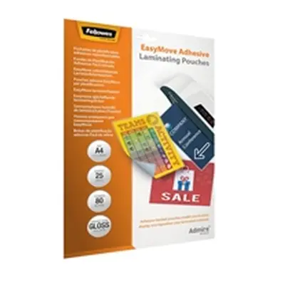 Fellowes Admire EasyMove Adhesive A4 Laminating Pouches 160 - 5601701