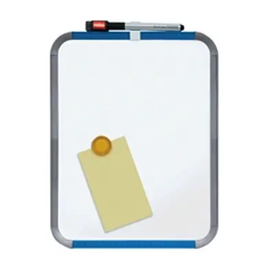 Nobo Slimline Steel Whiteboard 280x220mm Silver Trim QB05142ASTD