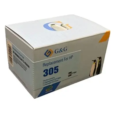 Alpa-Cartridge Remanufactured G+G Hi Capacity Black Ink Ctg HP 305XL