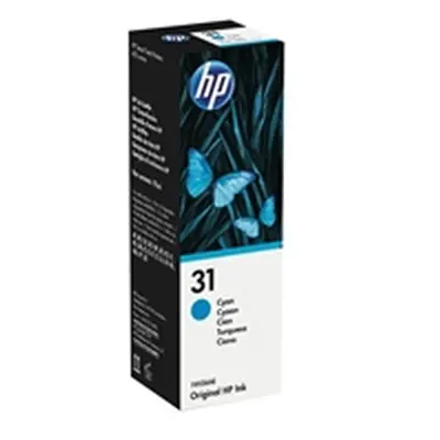 HP 31 Original Ink Bottle 70-ml Cyan 1VU26AE