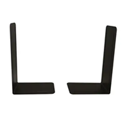 Metal Bookends Giant W165 x D215mm Black (2 Pack) 0441101