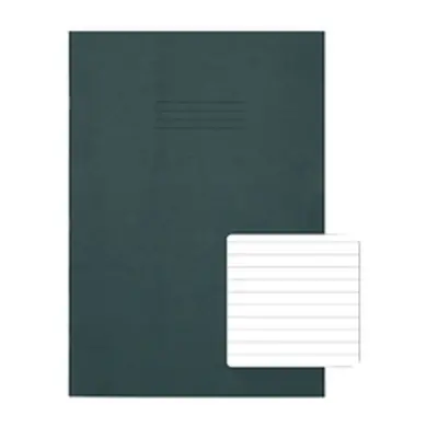 Rhino Exercise Book 8mm Ruled A4 Plus Dark Green (Pack of 50) VC08724