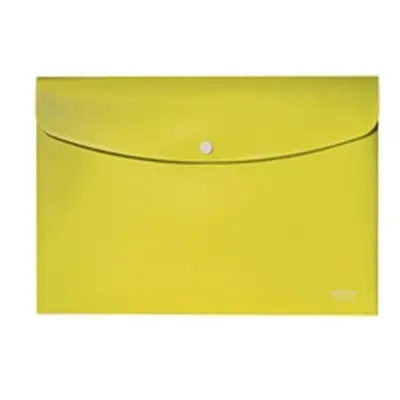 Leitz Recycle Document Wallet Plastic A4 Yellow (Pack of 10) 46780015