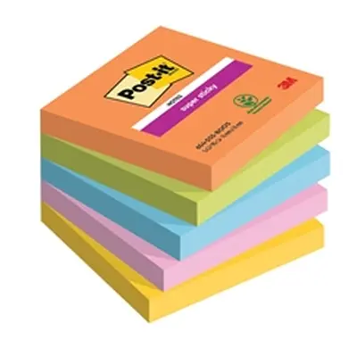 Post-it® Super Sticky Notes Boost 76mm x 76mm Pk5