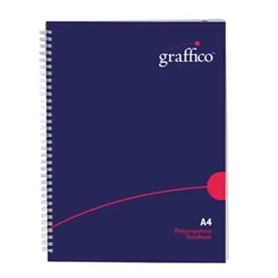 Graffico Polypropylene Wirebound Notebook 140 Pages A4 500-0504