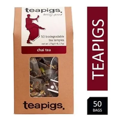 Teapigs Chai Whole Leaf Tea Temples 50's