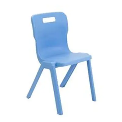 Titan One Piece Chair Size 6 - 460mm Seat Height - Sky Blue - T6-CB