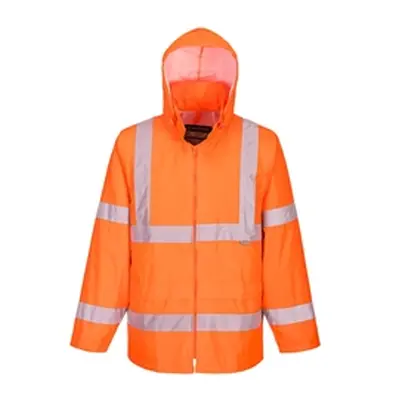 Hi-Vis Rain Jacket (Orange) 4XL