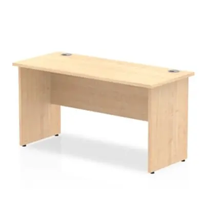 Impulse 1400/600 Rectangle Panel End Leg Desk Maple - MI002473