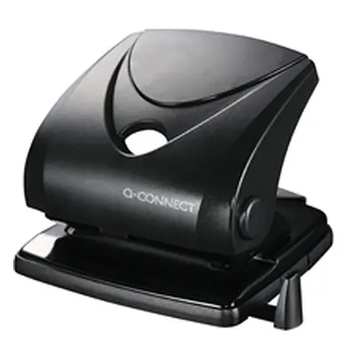 Q-Connect Standard Duty 2 Hole Punch Black 827P Ref KF01235