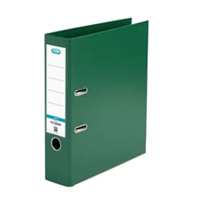 Elba 70mm Lever Arch File Plastic Green A4