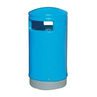 Outdoor Hooded Top Bin 75 Litre Blue