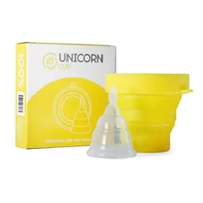 Unicorn Medical Grade Silicone Menstrual Cup/Sterilise Unit Yellow