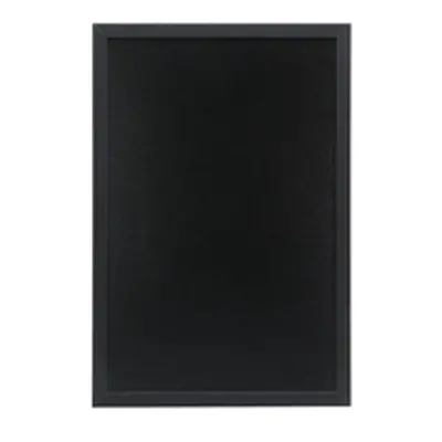 Securit Woody Chalkboard with Chalk Marker and Mounting Kit Black