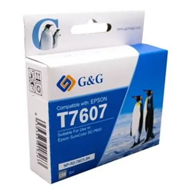 G+G Compatible Epson T7607 Light Black C13T760740 Inkjet