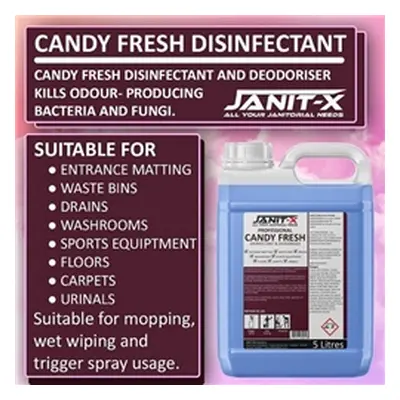 Janit-X Professional Candy Fresh Disinfectant & Deodoriser 5L - PACK 2