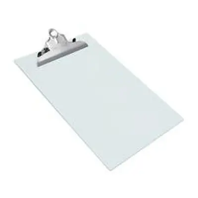 Rapesco Heavy Duty Clipboard Frosted Foolscap Transparent 0888