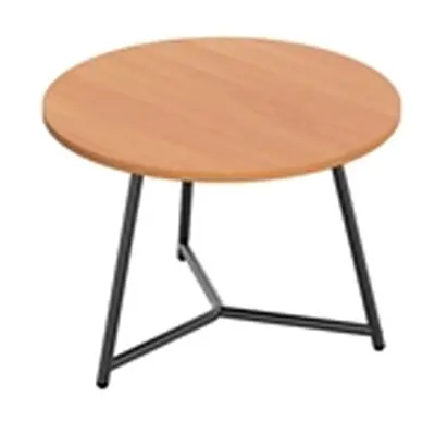 Trinity Table Low 600Mm Beech - Black