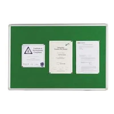 Q-Connect Aluminium Frame Felt Noticeboard 1800x1200mm - KF26065