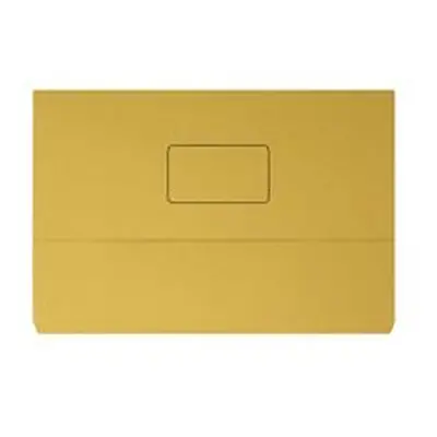 Document Wallet 220gsm Foolscap Yellow (Pack of 50) 45919EAST