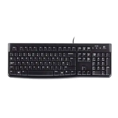 Logitech K120 UK Business Keyboard Wired USB Low-profile - 920-002524