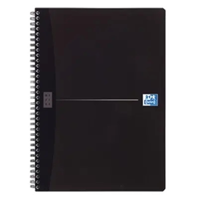 Oxford Card Cover Wirebound Notebook A4 Black (5 Pack) 100102931