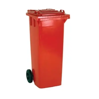 Wheelie Bin 140 Litre Red 331156