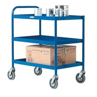 General 3 Tier Blue Purpose Trolley 331493