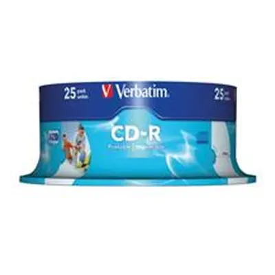 Verbatim Crystal 700MB Slim Case CD-R (25 Pack)