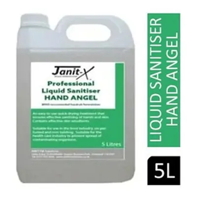 Janit-X Professional Hand Angel Sanitiser LIQUID 5 Litre