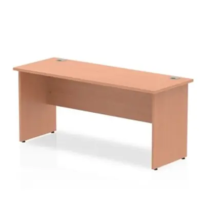 Impulse 1600/600 Rectangle Panel End Leg Desk Beech - MI001731