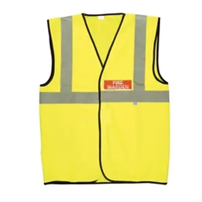 Fire Warden Vest High Visibility XL Yellow