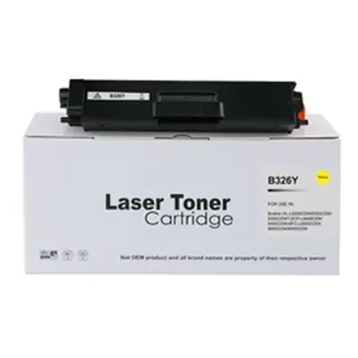 Alpa-Cartridge Compatible Brother HLL8250 Hi Yield Yellow Toner-TN326Y