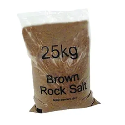 Winter Dry Brown Rock Salt 25kg (40 Pack)