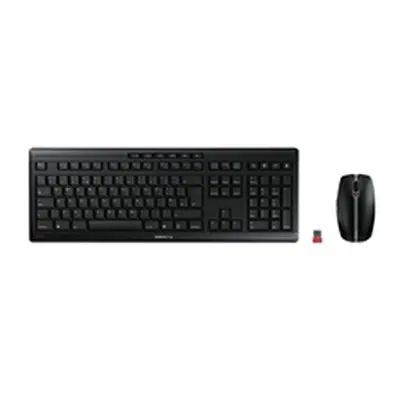 Cherry Stream USB Desktop Wireless Keyboard and Mouse Set Black