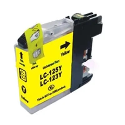 Alpa-Cartridge Compatible Brother Yellow Ink Cartridge LC123Y