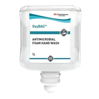 Deb OxyBAC Antibacterial Foam Wash 1 Litre Cartridge (6 Pack)