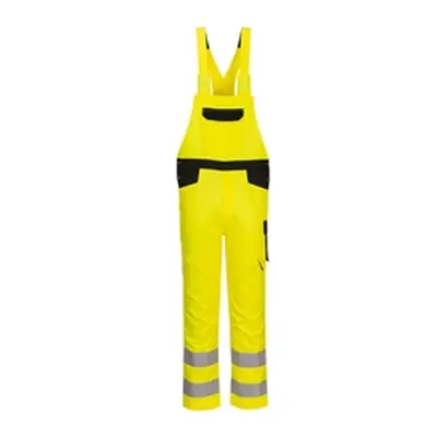 PW2 Hi-Vis Bib & Brace (Yellow & Black) Large