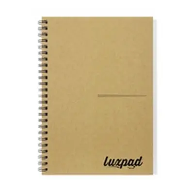 Silvine Luxpad Recycled Hardback Kraft Notebook 160pp A5 THBPINA5KR