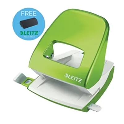 Leitz NeXXt WOW Metal Office Hole Punch 30 sheets Green 50081054