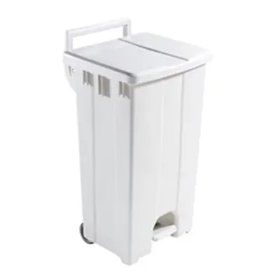 Plastic Pedal Bin With Lid 90L Grey