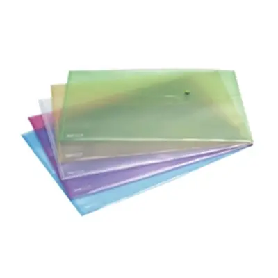 Rapesco Popper Wallet A3 Pastel Assorted (5 Pack) 0