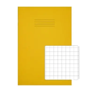 Rhino Exercise Book 10mm Square 64P A4 Yellow (Pack of 50) VC48405