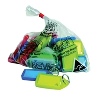 Kevron Plastic Clicktag Key Tag Large Assorted (25 Pack) ID30AC25