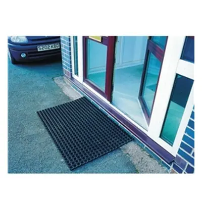 Rubber Ring Mat 1000X1500mm Black