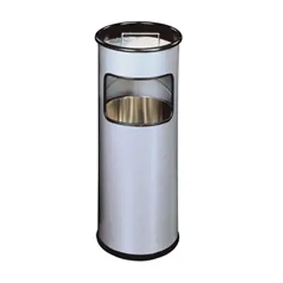 Durable Waste Bin Round 17 Litre with Round Ashtray 2 Litre 333023